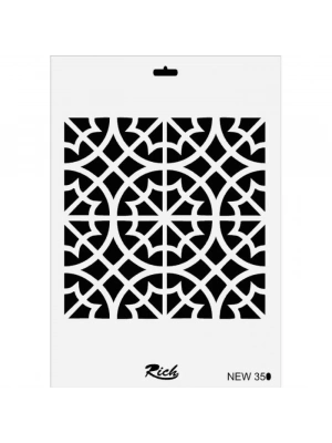 ® Rich New Seri N-350 Stencil 35x25 cm