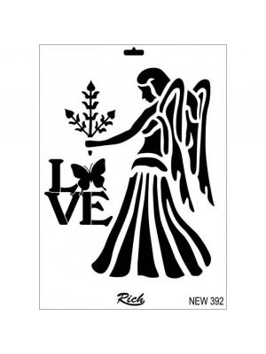 ® Rich New Seri N-392 Stencil 35x25 cm