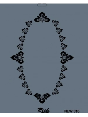 ® Rich New Seri N-395 Stencil 35x25 cm