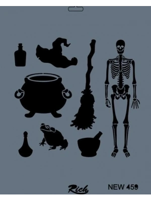 ® Rich New Seri N-459 Stencil 35x25 cm