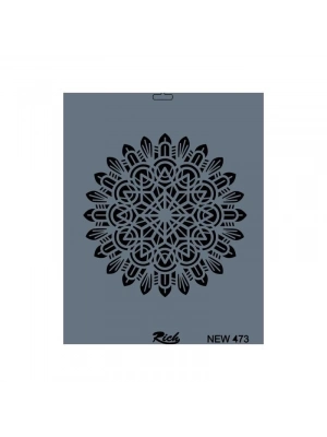 ® Rich New Seri N-473 Stencil 35x25 cm