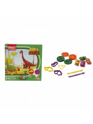 ÇOK SATAN S01004734 OYUN HAMUR SET KÇK DİNO 14 PRÇ -SUN