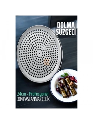 ÇOK SATAN Sarma Dolma Süzgeci 24 cm 304 Paslanmaz Çelik