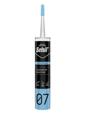 ® Selsil 07 Akvaryum Silikonu Şeffaf 280 ml
