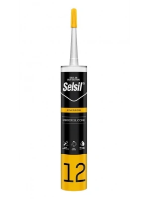 ® Selsil 12 Ayna Silikonu Şeffaf 280 ml