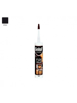 ® Selsil Ateş Mastiği Siyah 300 ml 1500 Dereceye Dayanıklı