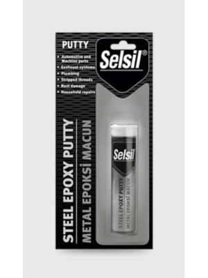 ® Selsil Metal Putty Epoksi Macun Yapıştırıcı 57 gr
