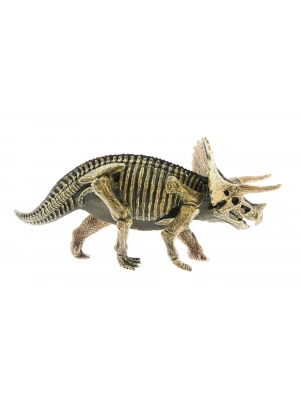 ÇOK SATAN Sert Plastik Dinozor Figürü Triceratops