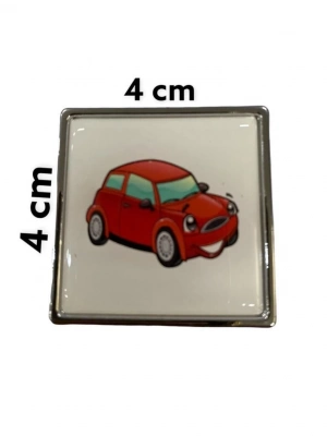 ® Simge Kare Krom Çekmece Düğmesi