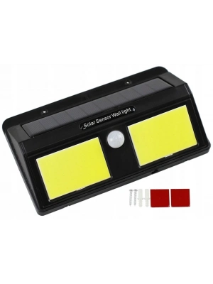 ÇOK SATAN Solar Güneş Enerjili Sensörlü 96 Cob Led Aplik Duvar Tipi Led Lamba