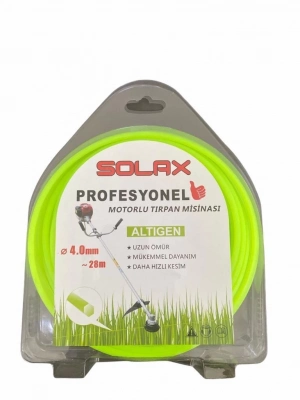® Solax Altıgen Tırpan Misinası 4 mm 28 Metre