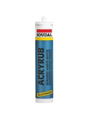 ® Soudal Acryrub Silikonize Mastik 310 ml Altın Meşe