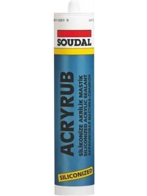 Soudal Acryrub Silikonize Mastik 310 ml Antrasit