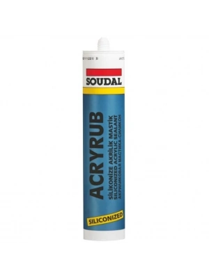 ® Soudal Acryrub Silikonize Mastik 310 ml Bronz