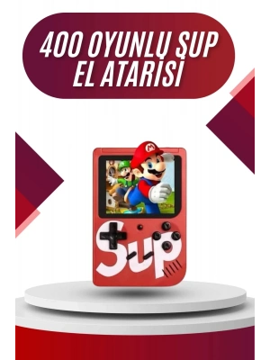 ÇOK SATAN Sup Atari Retro 400 Nostalji Oyunlu Mini Atari Taşınabilir Oyun Konsolu