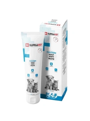 ÇOK SATAN Supravet Calcium Kedi ve Köpekler için Kalsiyum Malt Paste 100 Gr