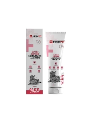 ÇOK SATAN Supravet Kitten & Mother Multivitamin Malt Paste Kedi Macunu 100 Gr