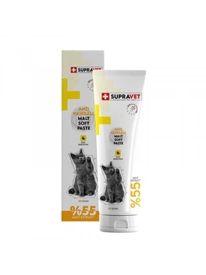 ÇOK SATAN Supravet Malt Soft Paste Ant-Hairball Kedi Macunu 100 Gr