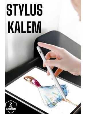 ÇOK SATAN Tablet Kalemi Stylus Pen Dokunmatik Kalem Android Ve İOS Uyumlu Şarjlı