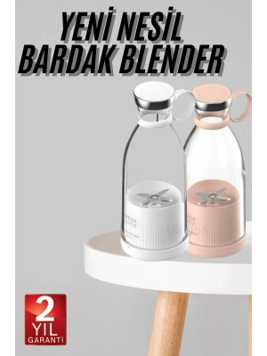 ÇOK SATAN Taşınabilir Kablosuz Şarjlı Kişisel Smoothie El Blender Mini Meyve Sıkacağı