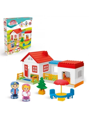 ÇOK SATAN Tek Katlı 36 Parça Lego Ev Seti  Bloklar