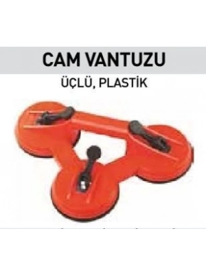 ® Topshop 15011 Üçlü Plastik Cam Vantuzu