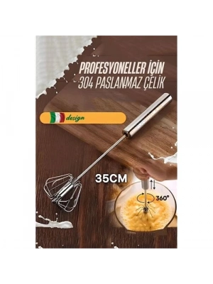 ÇOK SATAN TransForMacion Dönerli Çırpıcı 304 Paslanmaz Çelik Yumurta Çırpıcı