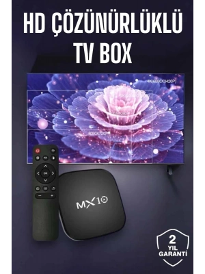 ÇOK SATAN TV Box Android Uyumlu 4 Çekirdekli WİFİ Bağlantılı 4K