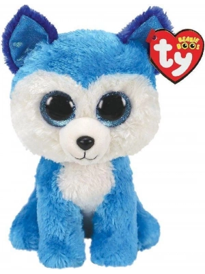 ÇOK SATAN Ty Beanie Babies Mavi Husky Peluş Köpek Prince 15 cm