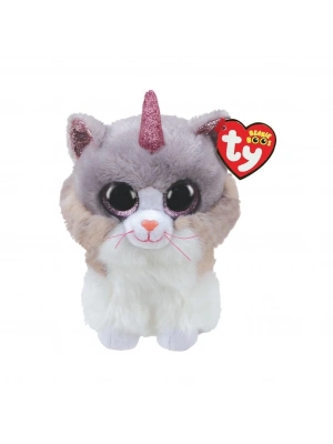ÇOK SATAN Ty Beanie Boos Peluş Unicorn Kedi Asher 13 cm