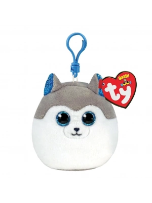 ÇOK SATAN Ty Squishy Beanies Peluş Köpek Anahtarlık Slush