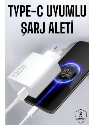 ÇOK SATAN Type-C 120W Şarj Aleti Hızlı Şarj Turbo