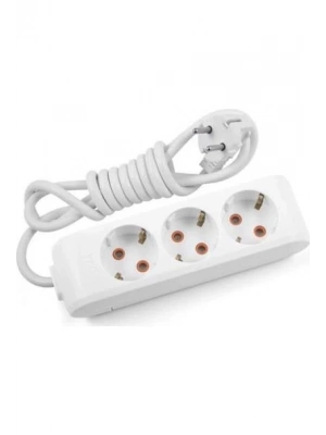 Viko Multi-let 3 lü 5 Metre Topraklı Grup Priz