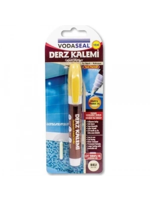 ® Vodaseal Çift Uçlu Su Bazlı Kokusuz Kalıcı Derz Kalemi Bej