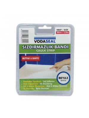 ® Vodaseal Küvet Kenar Sızdırmazlık Bandı 38 mm 3,35 Metre