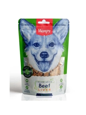 ÇOK SATAN Wanpy Kurutulmuş Dana Ciğerli Köpek Ödül Maması 40 Gr