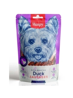 ÇOK SATAN Wanpy Ördek Etli Sosis Köpek Ödül Maması 100 Gr