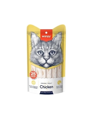 ÇOK SATAN Wanpy Tavuklu Sıvı Kedi Ödülü 14 Gr 25 Adet