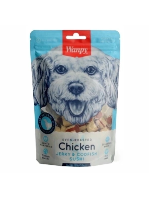 ÇOK SATAN Wanpy Tavuklu ve Morina Balıklı Köpek Ödül Maması 100 Gr