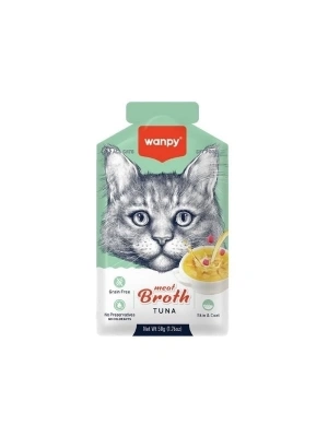 ÇOK SATAN Wanpy Ton Balıklı Tahılsız Kedi Çorbası 50 Gr