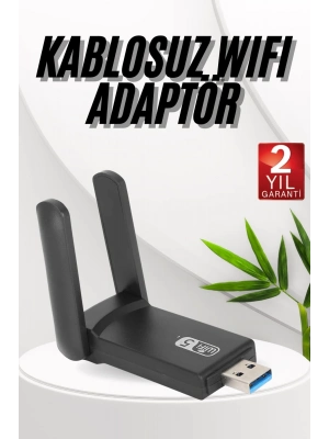 ÇOK SATAN Wifi Adaptörü Bt5.0 Wifi 2si Bir Arada Çift Bantlı Çift Anten