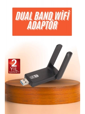ÇOK SATAN Wifi Alıcı Dual Band Usb 3.0 Adaptör Kablosuz Windows 7/8/10/11