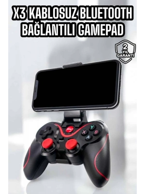 ÇOK SATAN X3 Gamepad Oyun Kolu Bluetooth Bağlantılı Gamestick Android Uyumlu