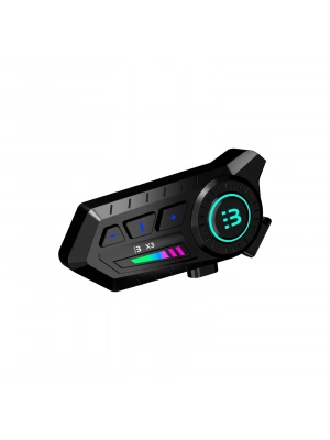 ÇOK SATAN X3 Motor Kask Kulaklık Rgb Modlu Su Geçirmez 5.3 Bluetooth Intercom
