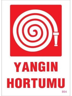 ® Yangın Hortumu Uyarı Levhası 25x35 KOD:864