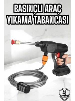 ÇOK SATAN Yeni Nesil Araç Yıkama Şarjlı Tabancası Basınçlı Su Hazneli