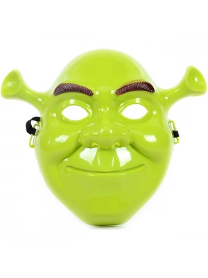 ÇOK SATAN Yeşil Shrek Maskesi 21x25 Cm
