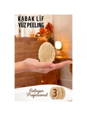ÇOK SATAN Yüz Peeling Kabak Lifi 3 adet Solingen Professional