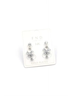 Çoklu Kelebek Küpe - Gümüş