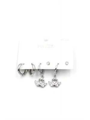 Çoklu Kuğu Küpe - Gümüş